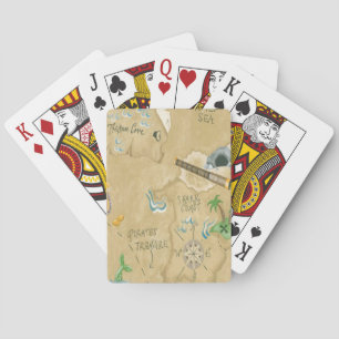 Treasure Map Playing Cards Spielkarten