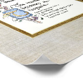 Treasure Memory Fotografy Beileid Personalisiert Poster (Ecke)