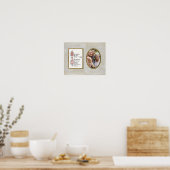 Treasure Memory Fotografy Beileid Personalisiert Poster (Küche)