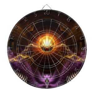Treasure Of Night Fractal Dartscheibe
