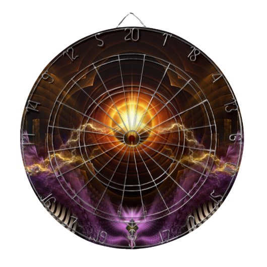 Treasure Of Night Fractal Dartscheibe (vorne)