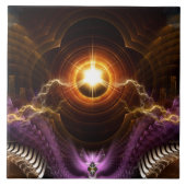 Treasure Of Night Fractal Fliese (Vorderseite)