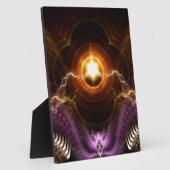 Treasure Of Night Fractal Fotoplatte (Seite)