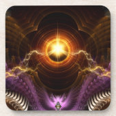 Treasure Of Night Fractal Getränkeuntersetzer (Vorderseite)