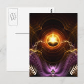 Treasure Of Night Fractal Postkarte (Vorne/Hinten)