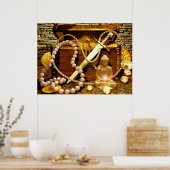 Treasure of pirats poster (Küche)
