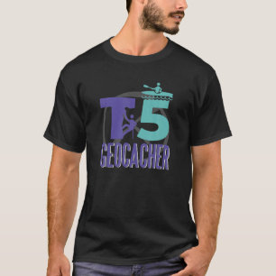 Treasure Seek Motif T5 Geocacher Klettern Kajak T-Shirt