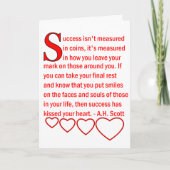 Treasure True Danke Card (Vorderseite)