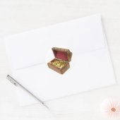 TreasureChestGold100309 Runder Aufkleber (Umschlag)