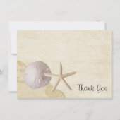 Treasured Beach Flat Card Vielen Dank Dankeskarte (Vorderseite)