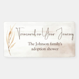 "Treasured on your Journey" Foster Care Dusche Banner