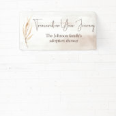 "Treasured on your Journey" Foster Care Dusche Banner (InSitu)