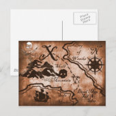 treasuremapfull.jpg postkarte (Vorne/Hinten)