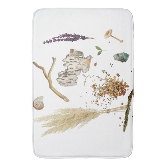 Treasures Bath Mat Badematte (Vorderseite Vertikal)