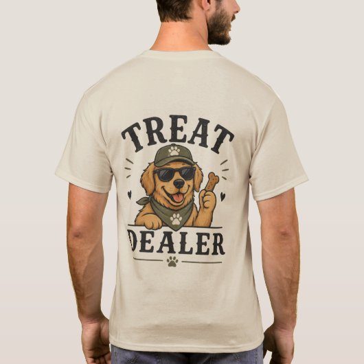 Treat-Händler-T-Shirt T-Shirt (Rückseite)