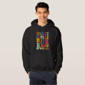 Treat People With Kindness Retro TPWK Inspirationa Hoodie (Vorne ganz)