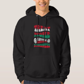 Treat People With Kindness Retro TPWK Inspirationa Hoodie