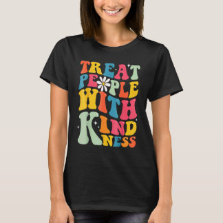 Treat People With Kindness Retro TPWK Inspirationa T-Shirt