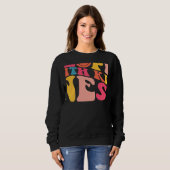 Treat People With Kindness TPWK Trendy Preppy On B Sweatshirt (Vorne ganz)