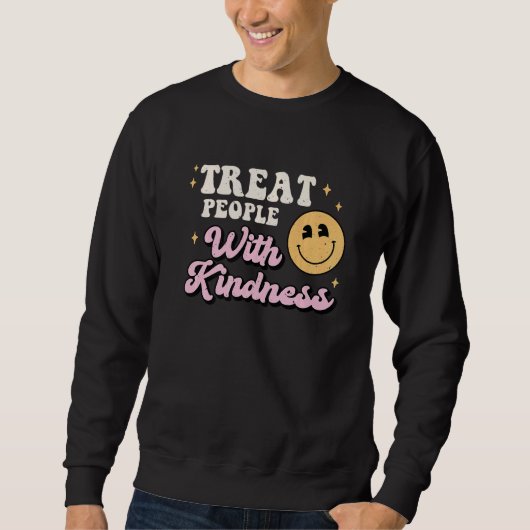 Treat People With Kindness TPWK Trendy Preppy Sweatshirt (Vorderseite)