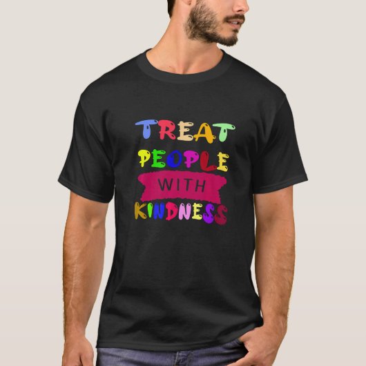 Treat People With Kindness Trendy TPWK Preppy T-Shirt (Vorderseite)