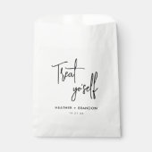 Treat Yo Self Wedding Candy Geschenktütchen (Vorderseite)