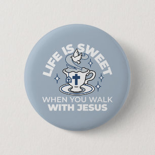 Treatment of the Faithful Living Art - Teacup with Button