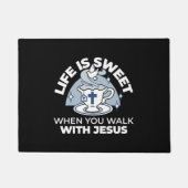 Treatment of the Faithful Living Art - Teacup with Fußmatte (Vorderseite)