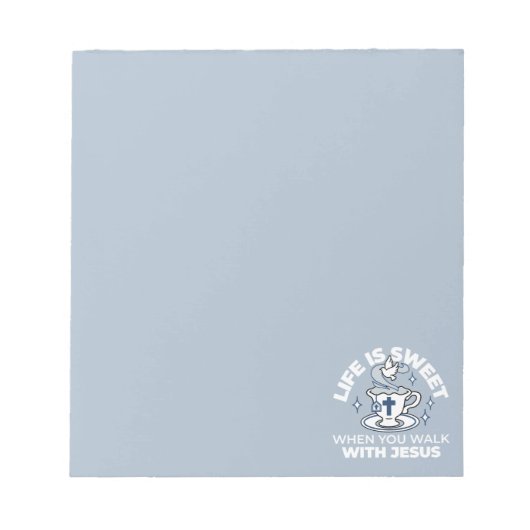 Treatment of the Faithful Living Art - Teacup with Notizblock (Vorderseite)