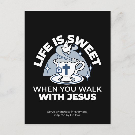 Treatment of the Faithful Living Art - Teacup with Postkarte (Vorderseite)