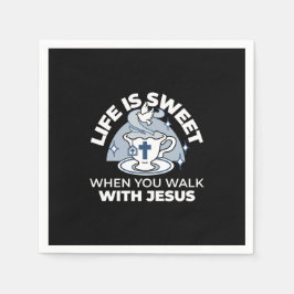 Treatment of the Faithful Living Art - Teacup with Serviette