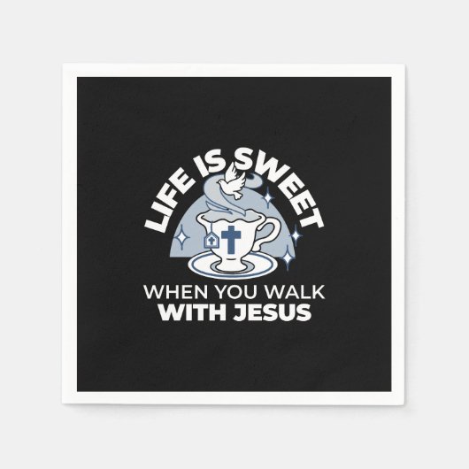 Treatment of the Faithful Living Art - Teacup with Serviette (Vorderseite)