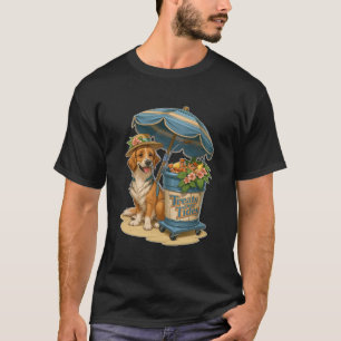 Treats Over Tides Strandhund Sommer T-Shirt