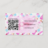 Treats Pretzels Baker Bakery Treats B Visitenkarte (Rückseite)