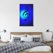 Treble Blue Leinwanddruck (Insitu (Schlafzimmer))