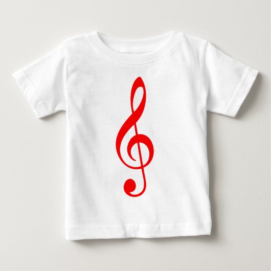 Treble Clef Baby T-shirt (Vorderseite)