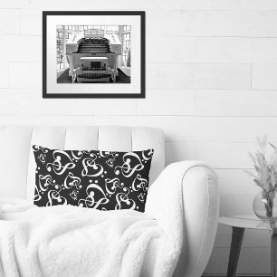 Treble Clef Bass Clef Hearts Music Throw Kissen