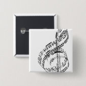 Treble Clef Button (Vorne & Hinten)