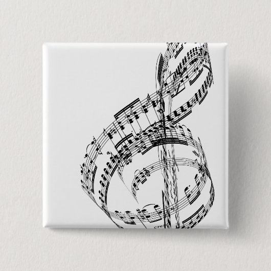Treble Clef Button (Vorderseite)