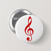 Treble Clef Button (Vorne & Hinten)