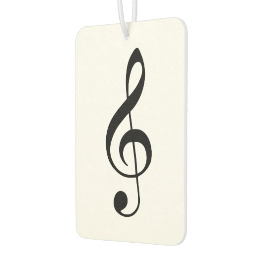 Treble Clef Car Air Freshener Autolufterfrischer (Links)