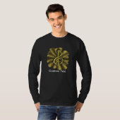 Treble Clef Doodle Gold T-Shirt (Vorne ganz)