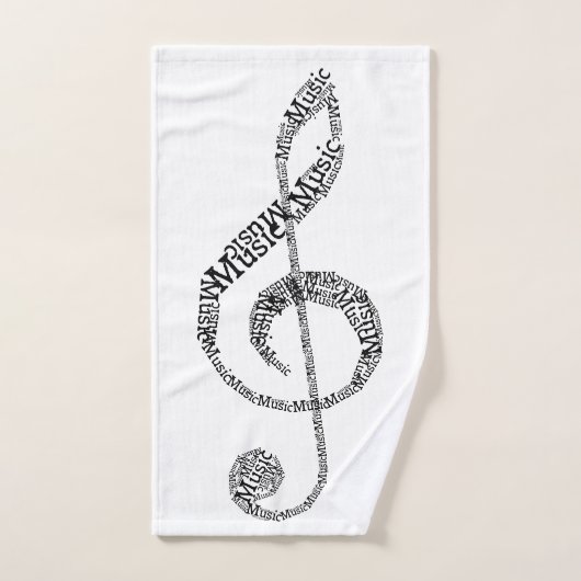 Treble Clef Handtuch (Handtuch)