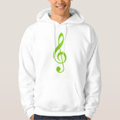 Treble Clef Hoodie (Vorderseite)