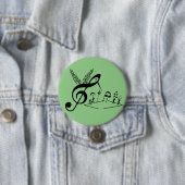 Treble Clef, Kolibri, Musiksymbole, Musik Button (Beispiel)