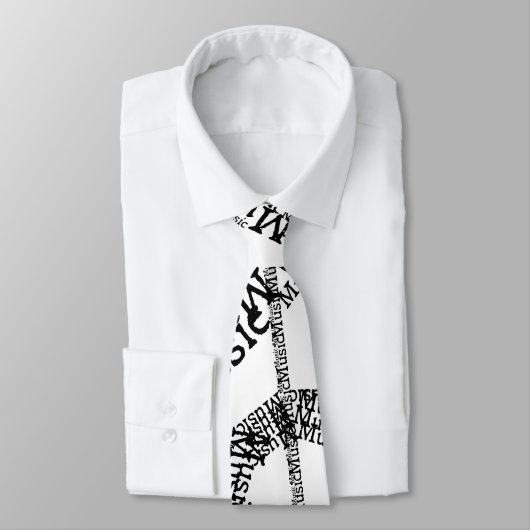 Treble Clef Krawatte (Gebunden)