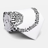 Treble Clef Krawatte (Gerollt)