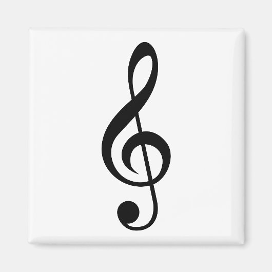 Treble Clef Magnet (Vorne)