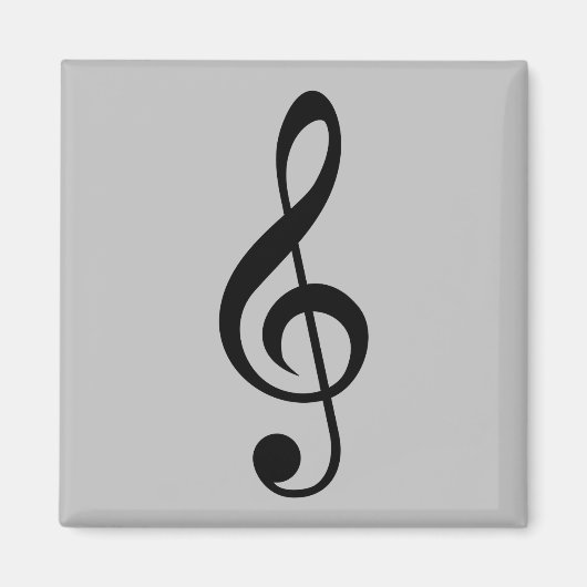 Treble Clef Magnet (Vorne)