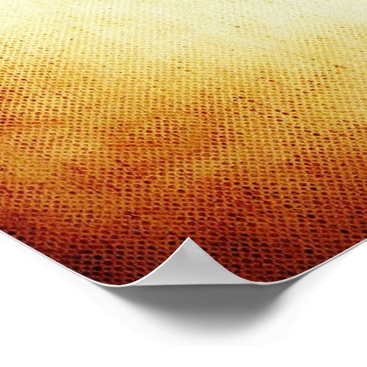 Treble Clef mit Klaviertasten Poster (Ecke)